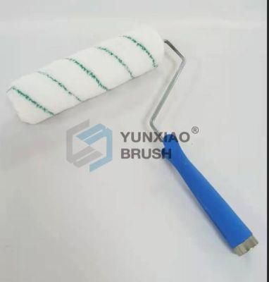 American Style Professional 9 Inch Rubber Plastic Handle Paint Microfiber Roller Brush for Wall Painting