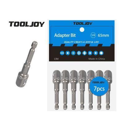 8PCS/Set CRV Impact Driver Drill Bit Socket Adapter Power Set Hex Shank to 1/4&quot; 3/8&quot; 1/2&quot; Extension Drill Bits