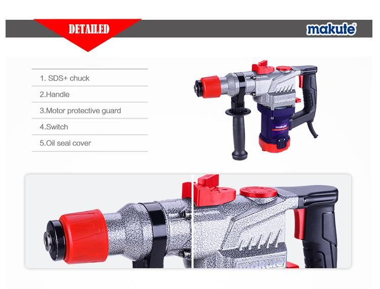 China Makute Professional 900W 26mm Rotary Hammer Drill