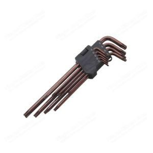 9PCS Medium Long Torx Key Set S2 Wrench for Hardware Hand Tools