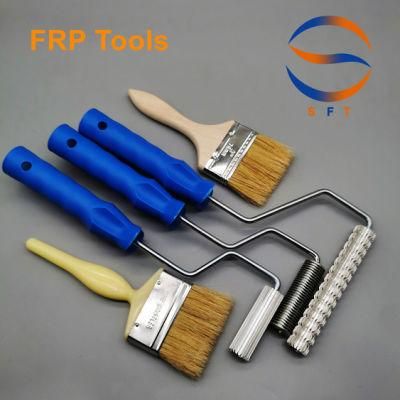 Customized FRP Tools Metal Roller Brushes for Fiberglass Plastic GRP