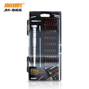 Jakemy 61 in 1 High Quality Portable Precision Aluminum Alloy Screwdriver Set Repair Hand Tool Kit with Precision Bits
