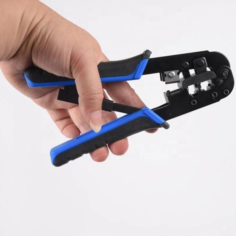 Cheap Combination Hand Tools Wire Stripper Network Cable Blue Crimping Pliers