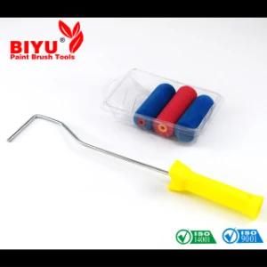 Long Handle Mini 4 Inch Paint Roller Brush