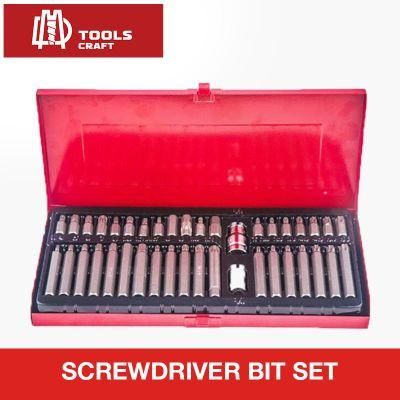 40PCS Screwdriver Bits Set and Socket Hand Tools Set in Plastic Case