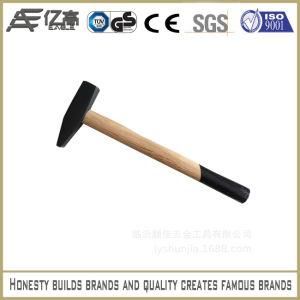 Heat-Treatment Forging Carbon Steel Machinist Hammer with Wood Handle