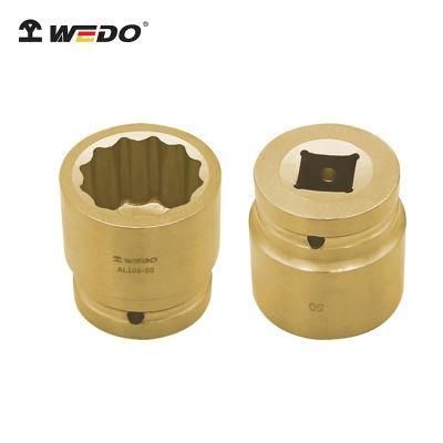 WEDO Non Sparking Aluminium Bronze 1&quot; Dr Impact Socket Bam/FM/GS Certified