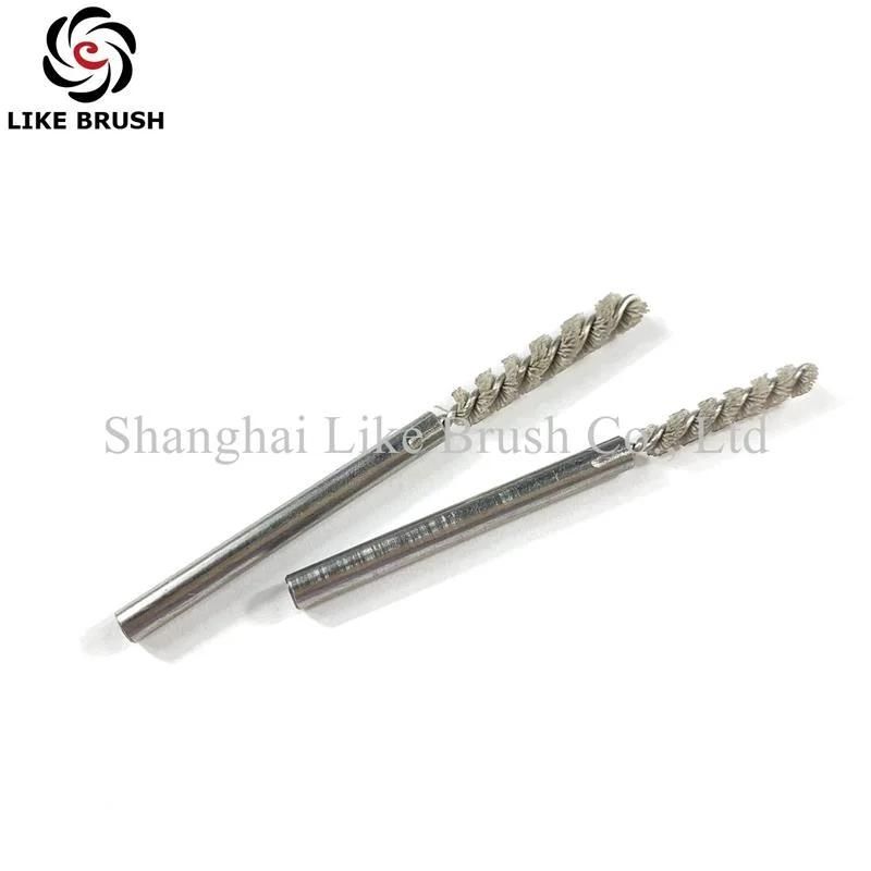 Aluminum Oxide Tube Brushes with Steel Shank