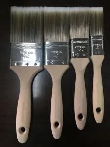 Paint Brush, Brush, Steel Ferrule Paint Brush Wooden Handle Black Bristle Brush