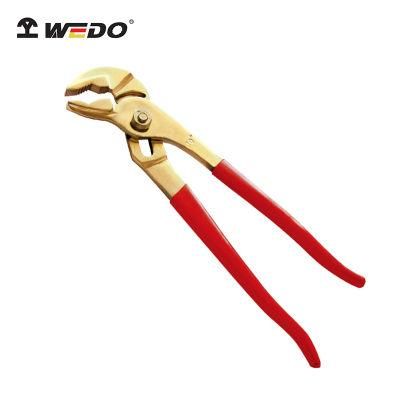 Professional Wedo Non Sparking Tool Aluminium Bronze Water Pump Pliers