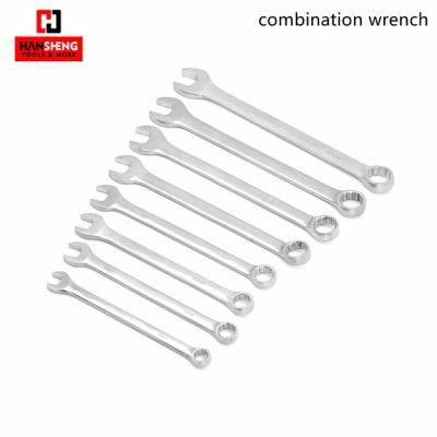 Made of Cr-V or Carbon Steel, Satin Finish, Pearl-Nickel Plated, Chrome Plated, Wrench Set, Double-Open End Wrench, Spanner Set, Wrench Set