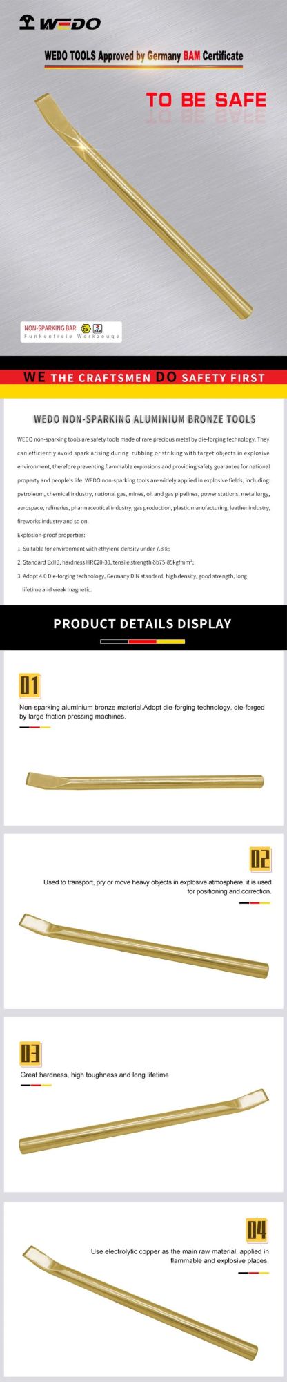 Wedo Professional High Quality Aluminium Bronze Alloy Bar