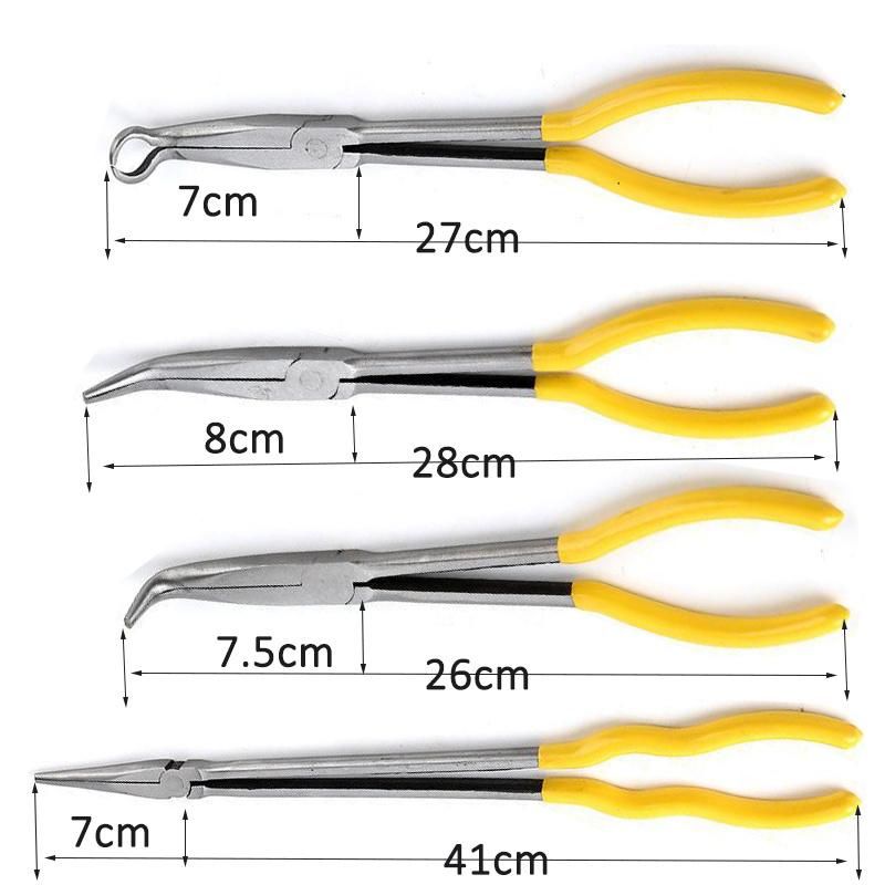 11′′ Long Nose Extension Pliers #45 Steel Hand Hardware Tool Set