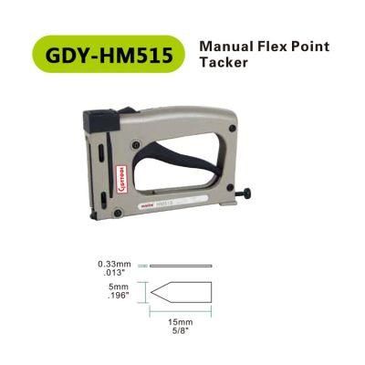 Heavy Duty Metal Hand Picture Frame Tacker, Flex Point Tacker Hot Sale Hand Frame Nail Gun for Picture Frame Point Tacker Gdy-Hm515