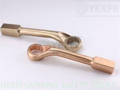 Non-Spark Oil Gas Safety Slogging/Hammer Offset Ring/Box Wrench 46 mm