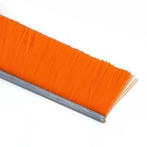 Custom Nylon Door Seal Strip Brush with Aluminum Alloy Base