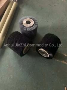 Good Quality Black Nylon Material Round Glass Cleaning Brush