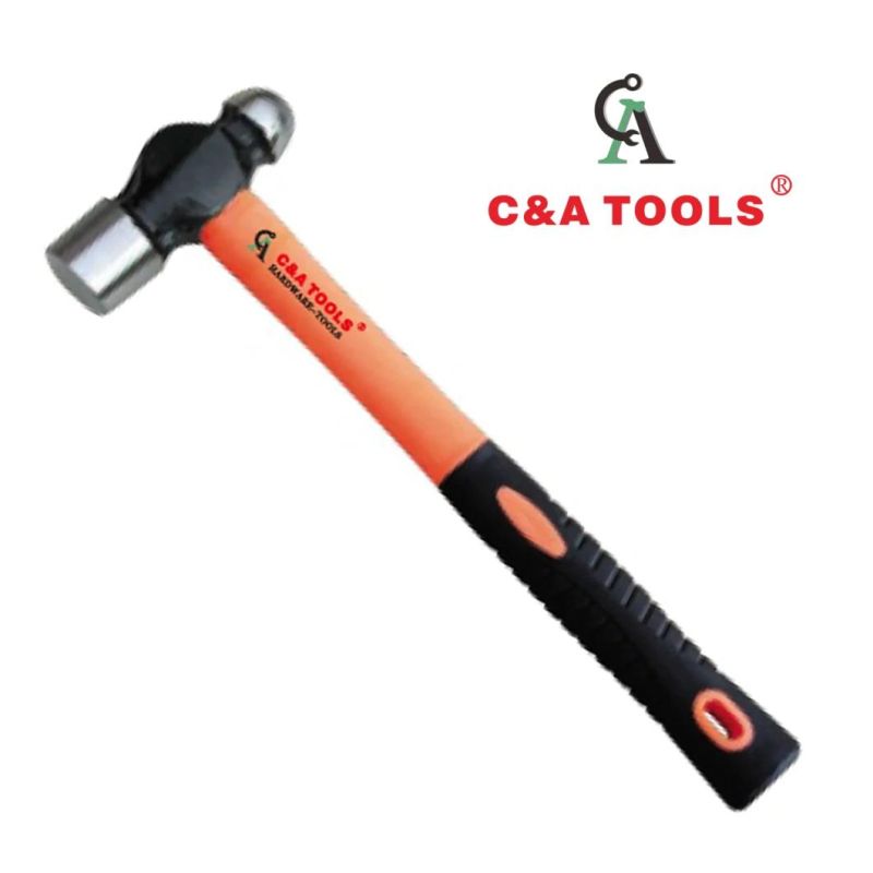 British Type Ball Pein Hammer with PVC/TPR Handle