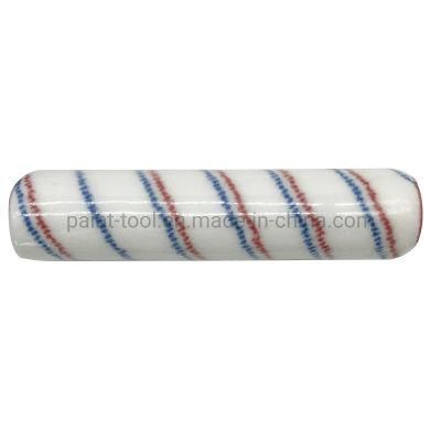 9&prime; &prime; Red and Blue Color Stripe Roller Cover for Decoration Painting Rollers Paint Brush