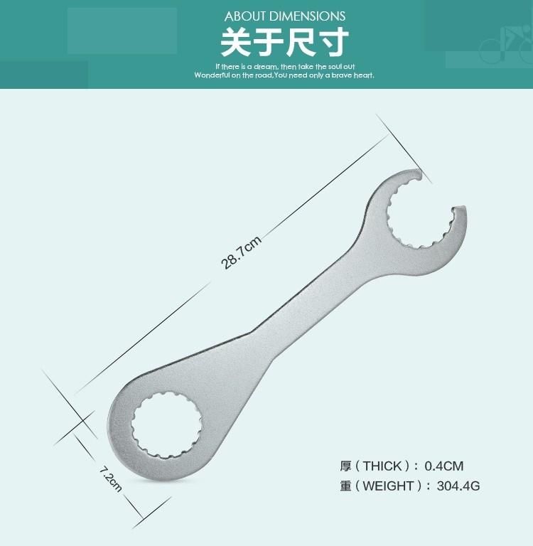 Cycle Spanner Integrated Axis Bicycle Chain Wheel Spanner