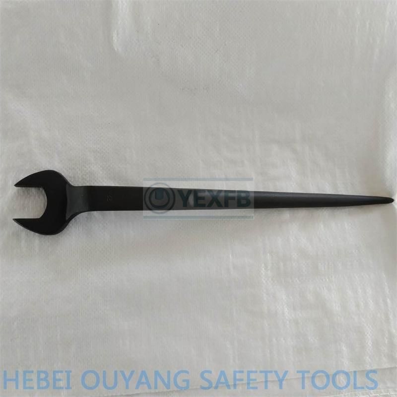 40 Cr-V Steel Tools Open Spud/Construction Wrench/Spanner, 1-5/8", Punch Forged