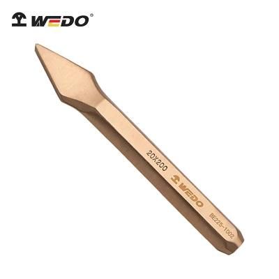 WEDO Beryllium Copper Chisel Non-Sparking Cross Chisel Bam/FM/GS Certified