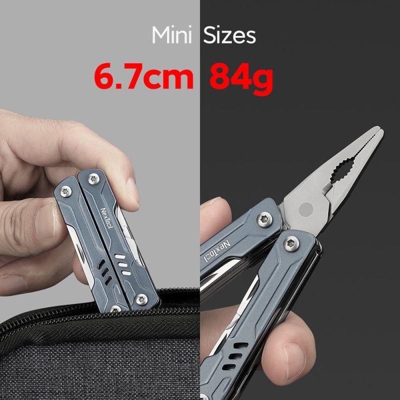 Nextool Aluminum Handle Mini Pocket Pliers Multitool with High Precision