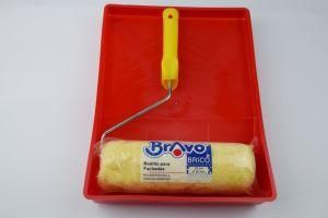 Yellow Tray Polyester Roller Brush Set